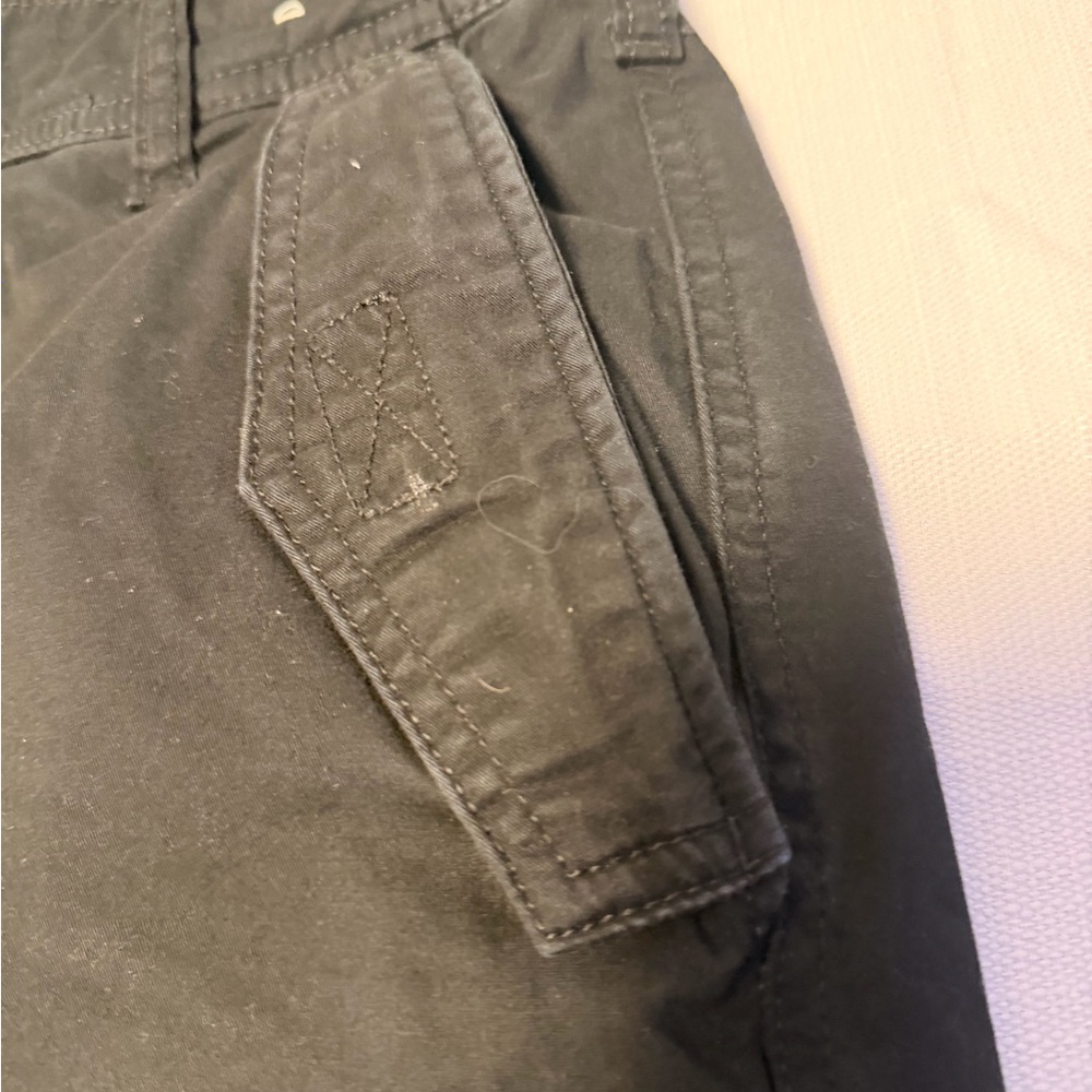 Hollister Black Wide-Leg Cargo Pants - Picture 3 of 8